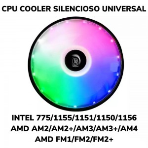 Cooler Universal p/ Processador c/ Led RGB 65W KP-VR301