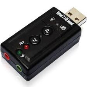 Adaptador para Placa de Som USB 2.0 Externo 7.1 LT-SK003