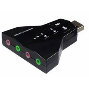 Adaptador para Placa de Som USB 2.0 Externo 7.1 LT-SK002
